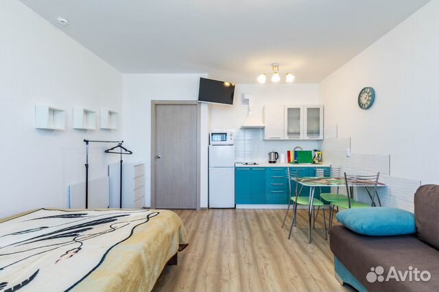 

Квартира-студия, 30 м², 2 кровати