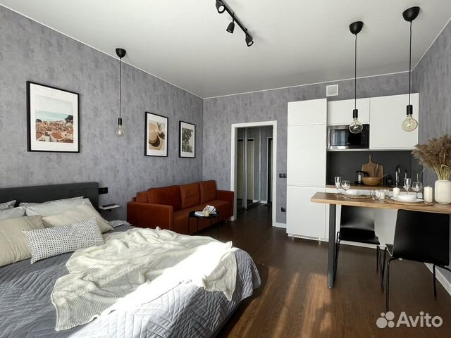 

Квартира-студия, 30 м², 2 кровати