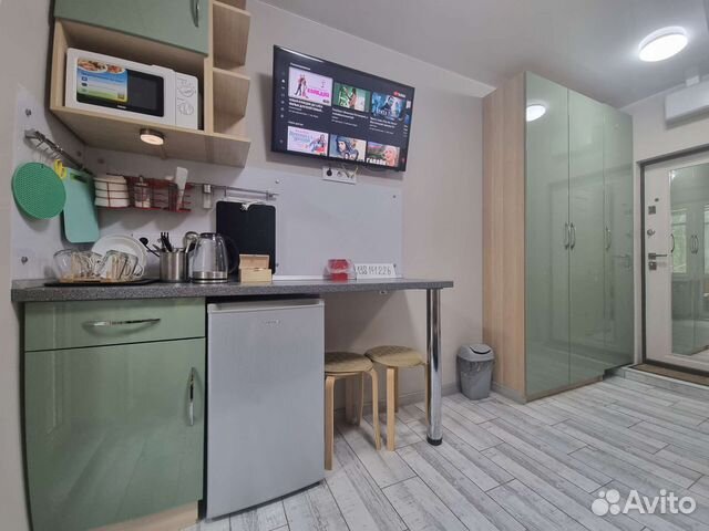 

Квартира-студия, 20 м², 2 кровати
