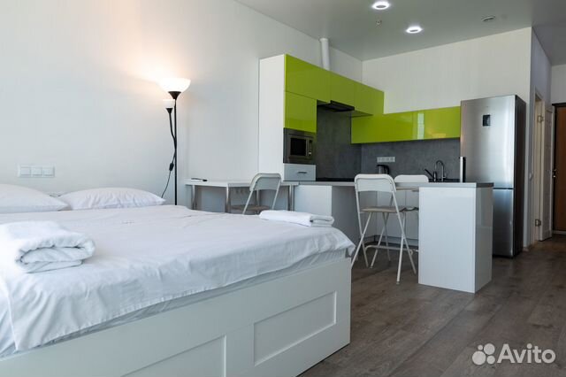 

Квартира-студия, 34 м², 2 кровати