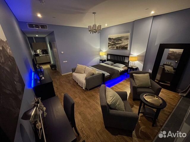 

Квартира-студия, 50 м², 2 кровати