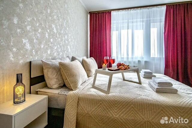 

1-к. квартира, 44 м², 2 кровати