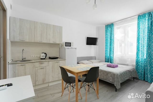 

Квартира-студия, 25 м², 2 кровати