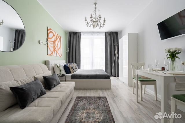 

Квартира-студия, 24 м², 2 кровати