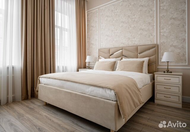 

1-к. квартира, 43 м², 2 кровати
