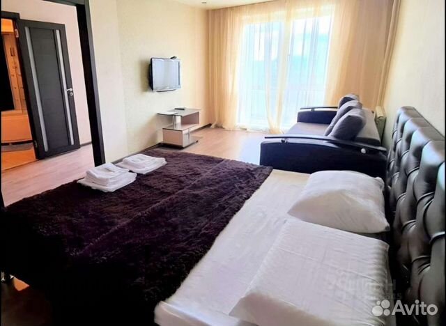 

1-к. квартира, 38 м², 2 кровати