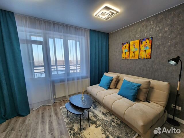 

Квартира-студия, 32 м², 1 кровать