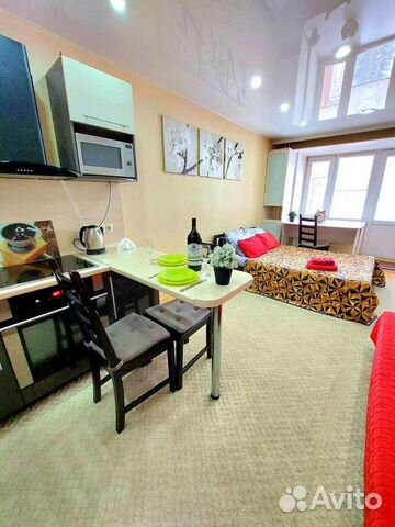

Квартира-студия, 35 м², 2 кровати