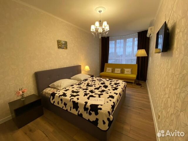 

1-к. квартира, 40 м², 3 кровати