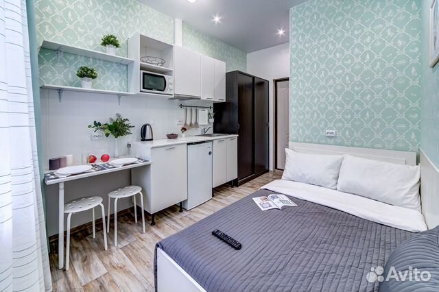 

Квартира-студия, 12 м², 1 кровать