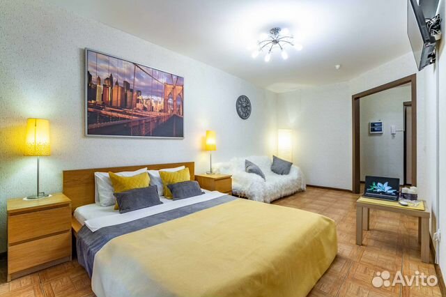 

1-к. квартира, 50 м², 3 кровати
