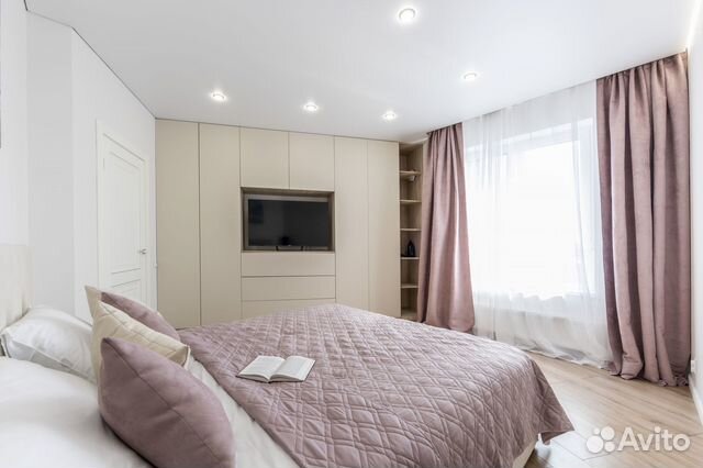 

1-к. квартира, 43 м², 2 кровати