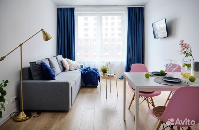 

1-к. квартира, 40 м², 2 кровати