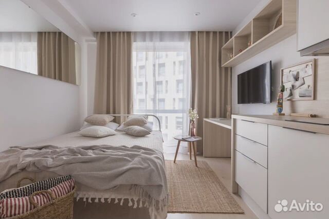

Квартира-студия, 22 м², 2 кровати