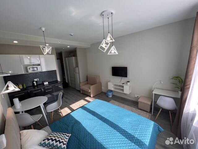 

Квартира-студия, 30 м², 2 кровати