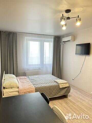

Квартира-студия, 28 м², 2 кровати