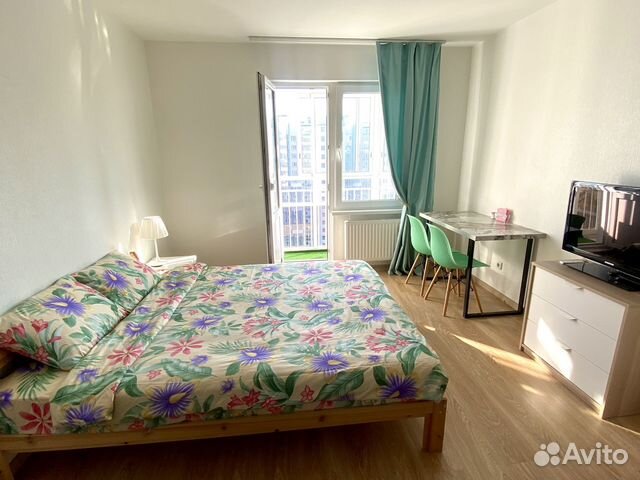 

Квартира-студия, 30 м², 2 кровати
