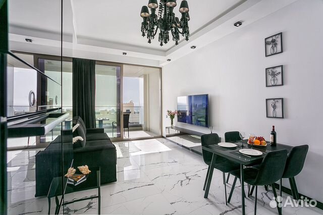 

1-к. квартира, 53 м², 2 кровати