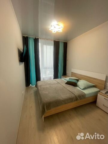 

1-к. квартира, 45 м², 2 кровати