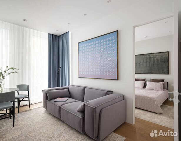

1-к. квартира, 37,4 м², 2 кровати