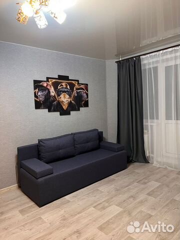 

1-к. квартира, 37 м², 2 кровати
