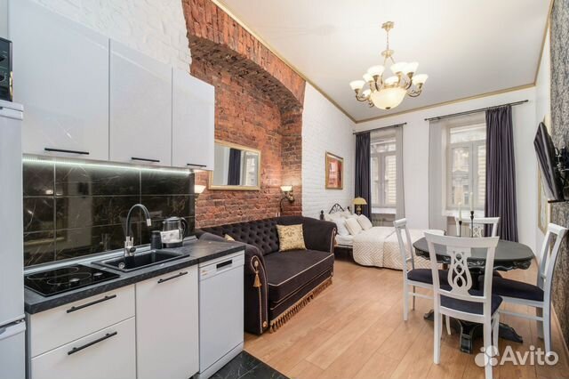 

Квартира-студия, 28 м², 2 кровати