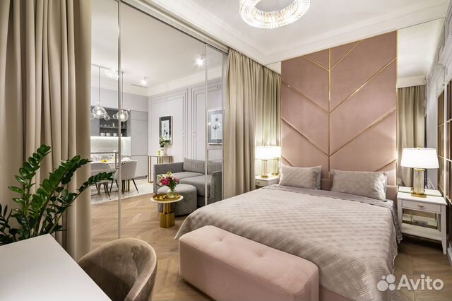 

1-к. квартира в апарт-отеле, 50 м², 1 кровать