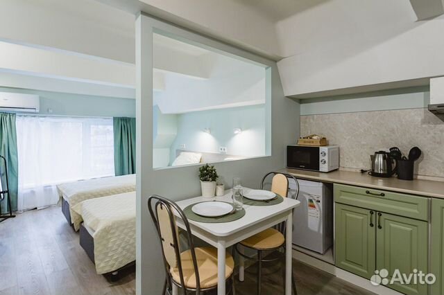 

Квартира-студия, 25 м², 2 кровати