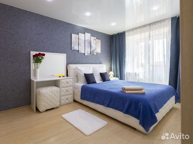 

1-к. квартира, 52 м², 2 кровати