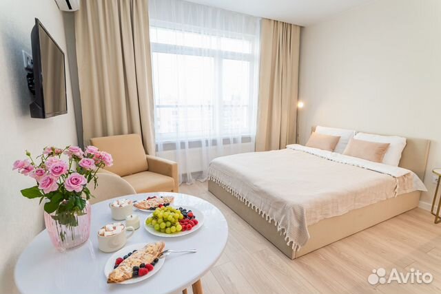 

Квартира-студия, 25 м², 2 кровати