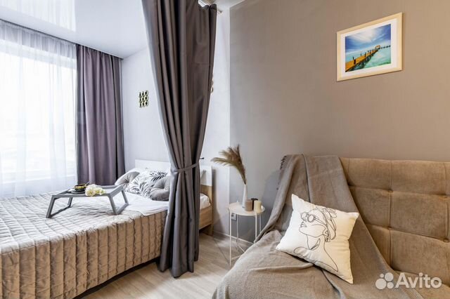 

Квартира-студия, 27 м², 2 кровати