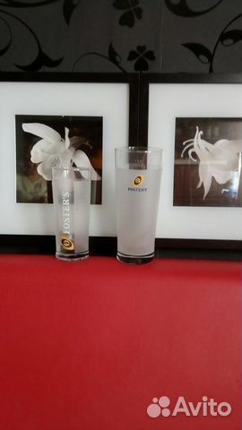 Стаканы, Бокалы, кружки пивные Fosters новые