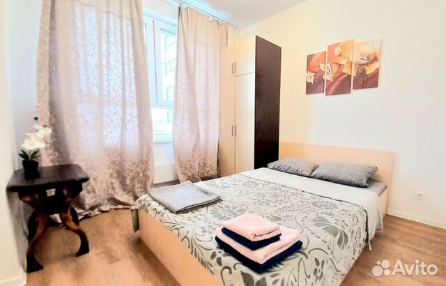 

1-к. квартира, 41 м², 2 кровати