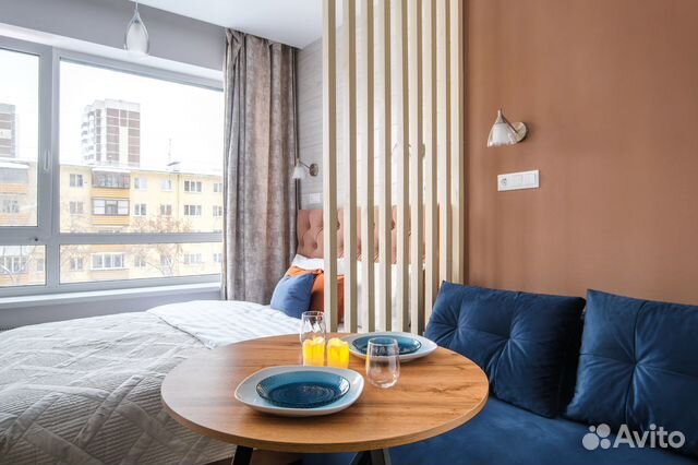 

Квартира-студия, 24 м², 2 кровати