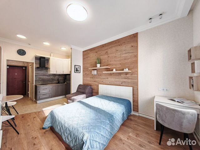 

Квартира-студия, 25 м², 2 кровати