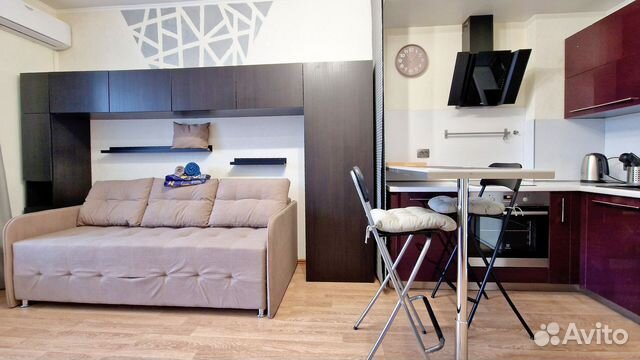 

Квартира-студия, 28 м², 1 кровать