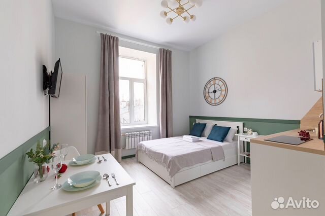 

Квартира-студия в апарт-отеле, 20 м², 1 кровать