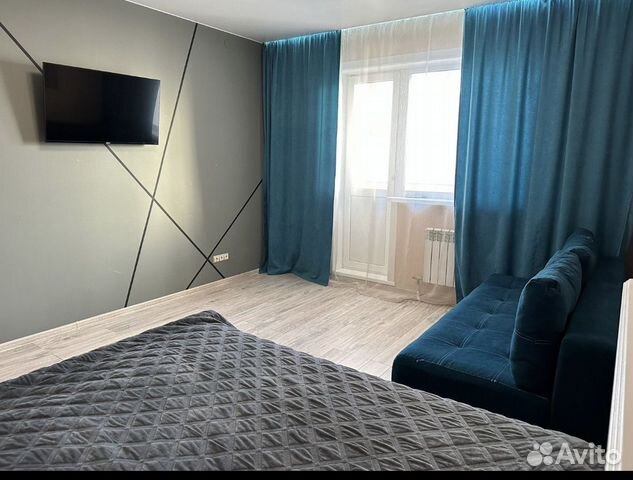 

1-к. квартира, 44 м², 2 кровати