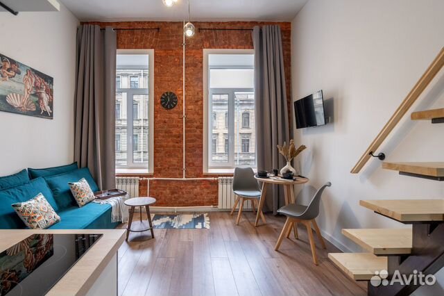 

Квартира-студия, 23 м², 2 кровати