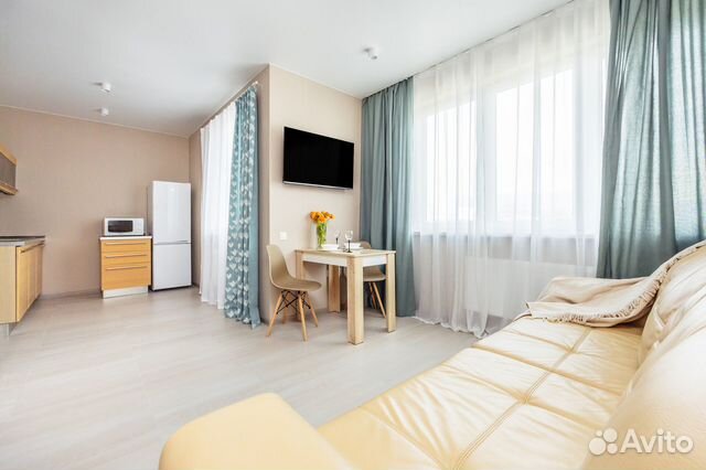 

Квартира-студия, 35 м², 2 кровати