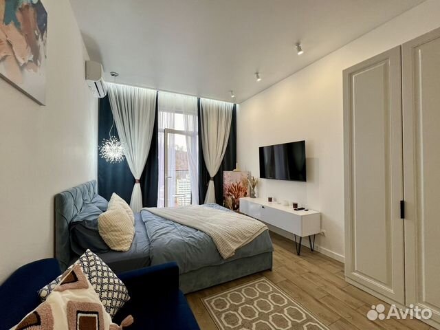 

Квартира-студия, 33 м², 2 кровати