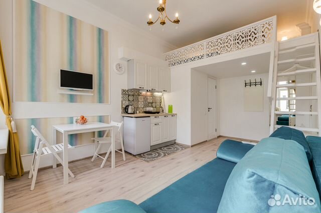 

Квартира-студия в апарт-отеле, 19 м², 2 кровати