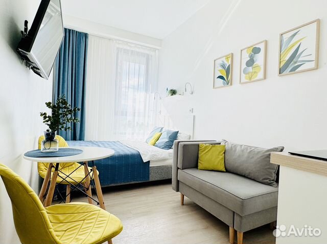 

Квартира-студия, 19 м², 2 кровати