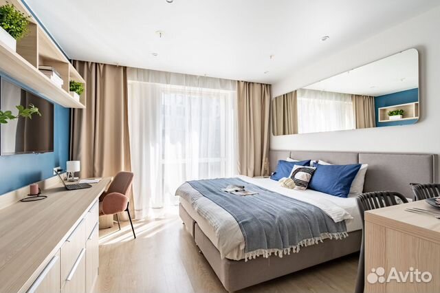 

Квартира-студия, 27 м², 1 кровать