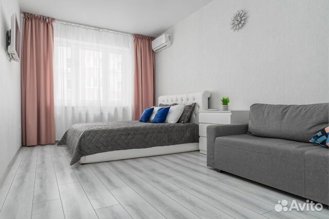 

1-к. квартира, 42 м², 2 кровати
