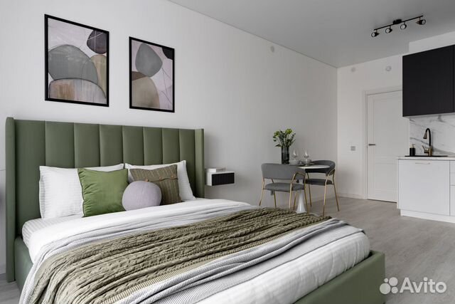 

Квартира-студия, 24 м², 1 кровать