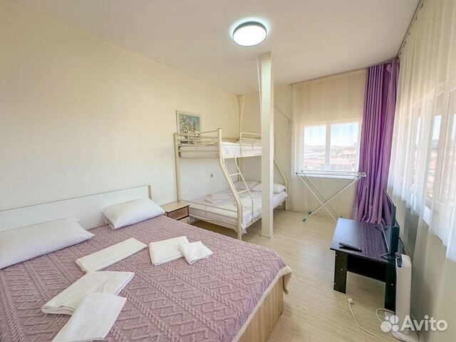 

Квартира-студия, 35 м², 3 кровати