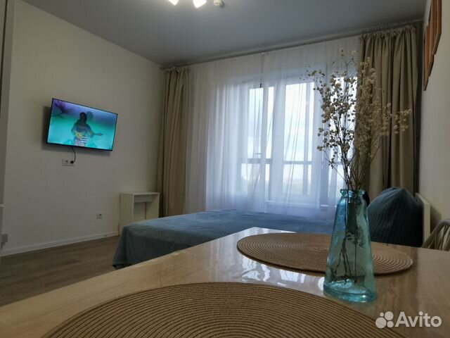 

Квартира-студия, 23 м², 2 кровати