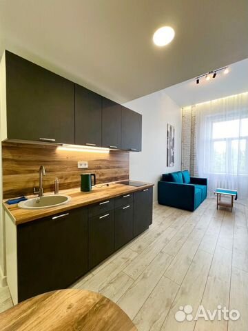 

Квартира-студия, 28 м², 2 кровати