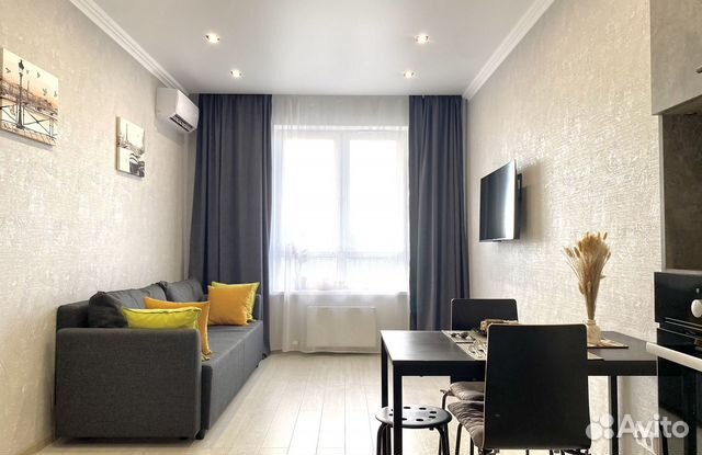 

1-к. квартира, 40 м², 2 кровати